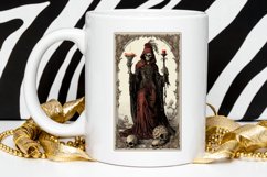 Skeleton Witch Tarot Card PNG Clipart Product Image 2