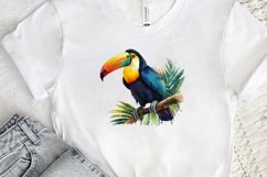 Watercolor Toucans PNG Clipart Product Image 2