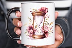 Hourglass Flower Watercolor PNG Clipart Product Image 3