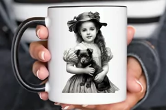 Victorian Little Girl PNG Clipart Product Image 2