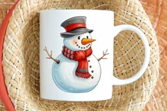Cute Christmas Watercolor PNG Clipart Product Image 2