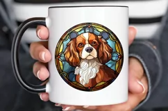 Stained Glass Dogs PNG Clipart Product Image 2