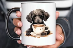 Dog Love Coffee PNG Clipart Product Image 2