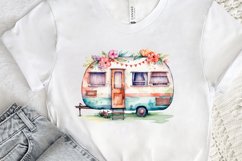 Watercolor Caravan Sublimation PNG Clipart Product Image 2