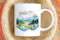 Paper Art Landscape PNG Clipart Product Image 2