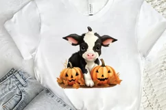 Baby Cow For Halloween Sublimation PNG Clipart Product Image 2