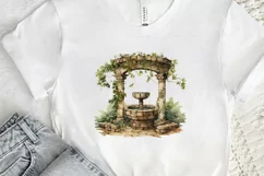 Stone Wells and Vines PNG Clipart Product Image 2