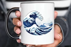 Japanese Kanagawa Wave PNG Clipart Product Image 2