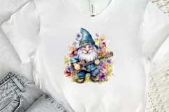 Watercolor Rockstar Gnome PNG Clipart Product Image 2