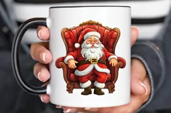 Watercolor Santa Claus PNG Clipart Product Image 2