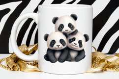 Baby Pandas Sublimation PNG Clipart Product Image 2