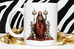 Skeleton Witch Tarot Card PNG Clipart Product Image 2