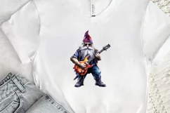 Watercolor Rockstar Gnome PNG Clipart Product Image 2