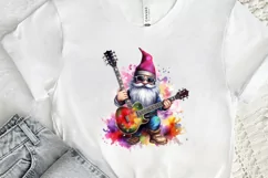 Watercolor Rockstar Gnome PNG Clipart Product Image 2