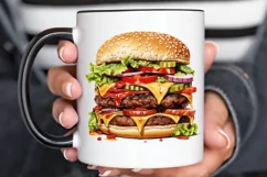 Big Hamburgers Sublimation PNG Clipart Product Image 2