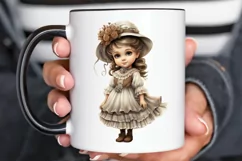 Victorian Little Girl PNG Clipart Product Image 2