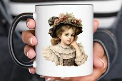 Victorian Little Girl PNG Clipart Product Image 2