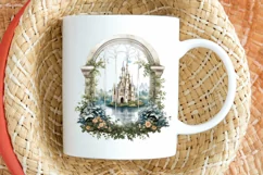 Fairy Castle Window Sublimation PNG Clipart Product Image 2