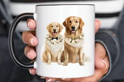 Dog Bride and Dog Groom PNG Clipart Product Image 2