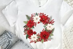 Christmas Holiday Wreath PNG Clipart Product Image 2