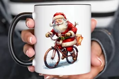 Watercolor Santa Claus PNG Clipart Product Image 2