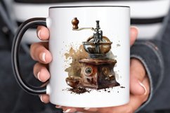 Watercolor Coffee Mill PNG Clipart Product Image 3
