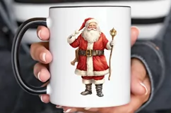 Watercolor Santa Claus PNG Clipart Product Image 2