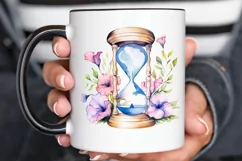 Hourglass Flower Watercolor PNG Clipart Product Image 3