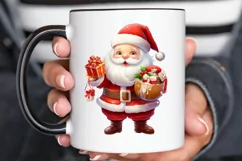 Watercolor Santa Claus PNG Clipart Product Image 2