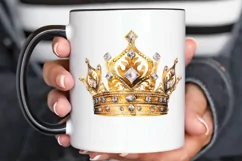 Birthday Queen Gold Sublimation PNG Clipart Product Image 2