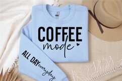 Coffee Mode SVG, Sleeve SVG Design Product Image 3