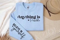 Anything Is Possible SVG, Sleeve SVG Design Product Image 3
