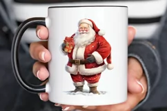 Watercolor Santa Claus PNG Clipart Product Image 2