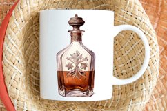 Luxury Vintage Bottle PNG Clipart Product Image 2