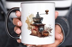 Watercolor Coffee Mill PNG Clipart Product Image 3
