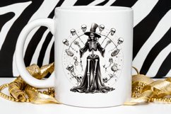 Skeleton Witch Tarot Card PNG Clipart Product Image 2