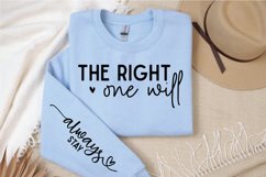 The Right One SVG, Sleeve SVG Design Product Image 3