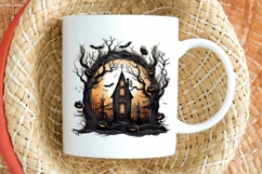 Haunted House Halloween PNG Clipart Product Image 2