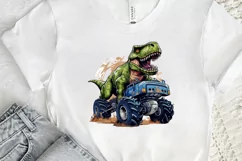 Dinosaur Monster Truck PNG Clipart Product Image 2