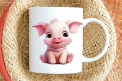 Cute Happy Baby Animal Sublimation PNG Clipart Product Image 2