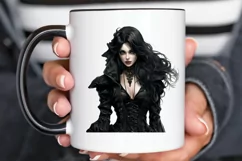 Gothic Fashion Girl PNG Clipart Product Image 2