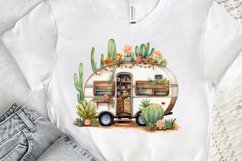 Watercolor Caravan Sublimation PNG Clipart Product Image 2