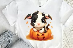 Baby Cow For Halloween Sublimation PNG Clipart Product Image 2