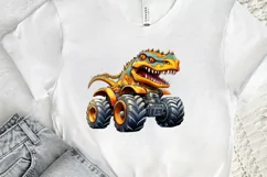 Dinosaur Monster Truck PNG Clipart Product Image 2