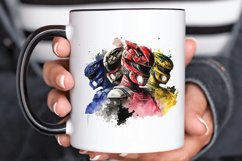 Watercolor Power Rangers PNG Clipart Product Image 3