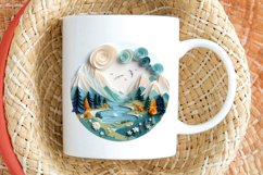 Paper Art Landscape PNG Clipart Product Image 2