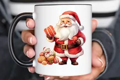 Watercolor Santa Claus PNG Clipart Product Image 2