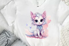 Fairy Cat Sublimation PNG Clipart Product Image 2