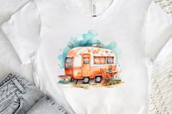 Watercolor Caravan Sublimation PNG Clipart Product Image 2