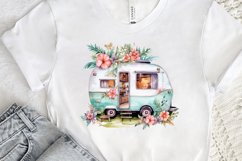 Watercolor Caravan Sublimation PNG Clipart Product Image 2